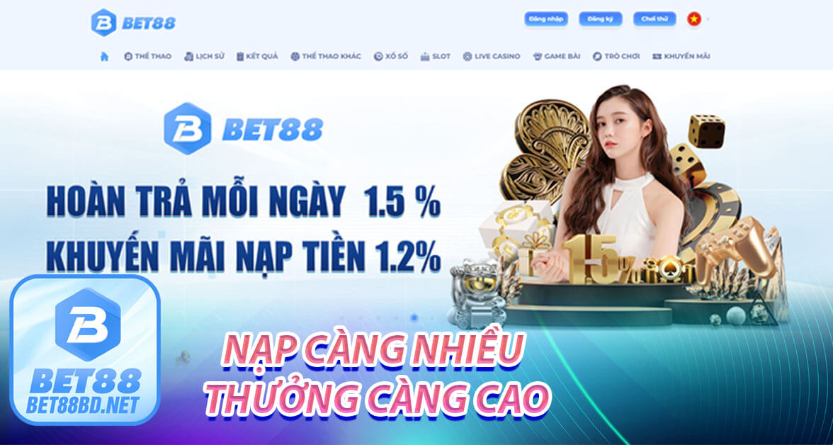 Nạp tiền ở bet88 có an toàn không?